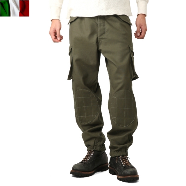 実物 新品 イタリア軍 パラシュートカーゴパンツミリタリーファッション 軍パン 軍服【キャンペーン対象外】【T】