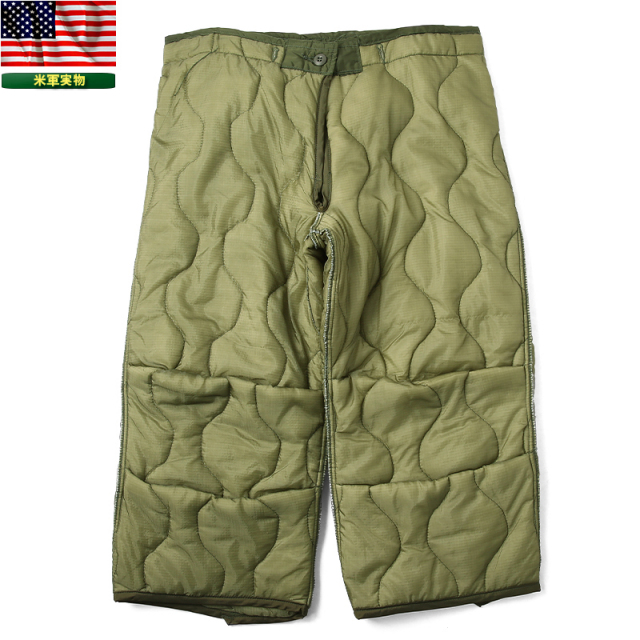 実物 米軍M-65フィールドパンツ ライナー　USED 米軍放出品ミリタリーファッション 軍パン 軍服【キャンペーン対象外】【I】