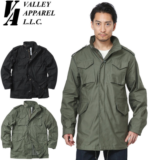 ★カートで割引対象品★【即日出荷対応】Valley Apparel バレイアパレル M-65フィールドジャケット ミリタリージャケット【T】