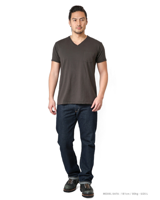 Velva Sheen ベルバシーン 160922 S/S Vネック 半袖 ポケット T