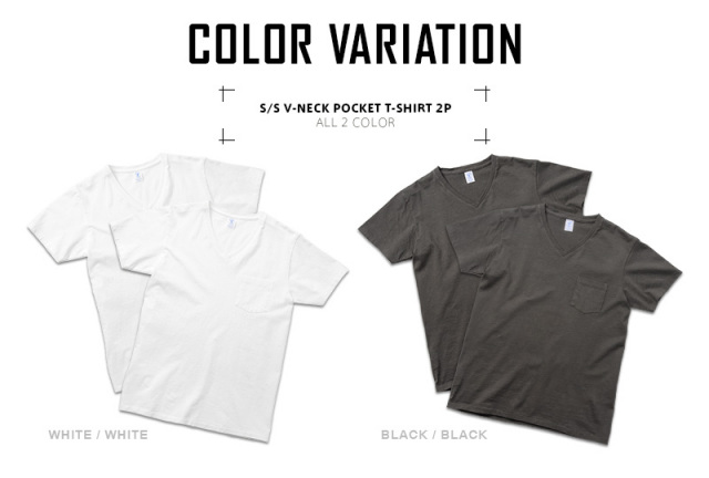 Velva Sheen ベルバシーン 160922 S/S Vネック 半袖 ポケット T