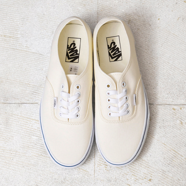 VANS ヴァンズ VN000EE3WHT AUTHENTIC スニーカー WHITE USA企画