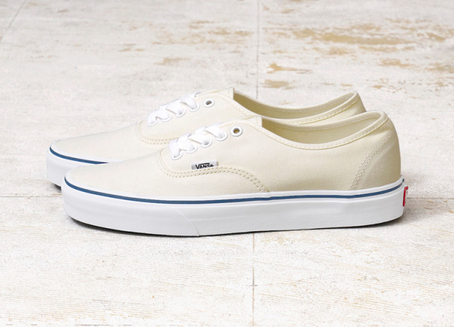 VANS ヴァンズ VN000EE3WHT AUTHENTIC スニーカー WHITE USA企画