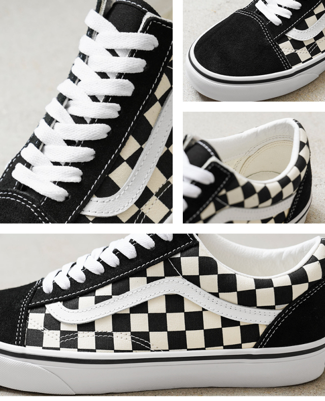 VANS ヴァンズ VN0A38G1P0S OLD SKOOL スニーカー Checkerboard BLACK  