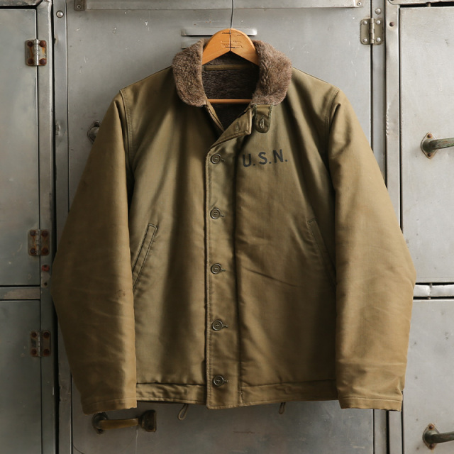 1940s U.S.NAVY N-1 デッキジャケット Size42【T】【キャンペーン対象外】