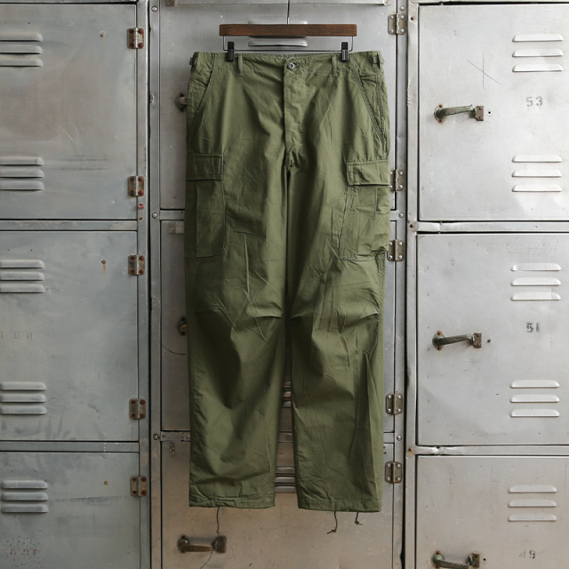 U.S. ARMY 3rd Pattern ジャングルファティーグパンツ OG-107 ポプリン ノンリップ Deadstock Lange-Long【T】【キャンペーン対象外】