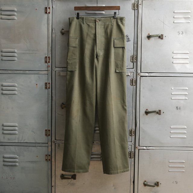 WW2 U.S.ARMY M-43 HBT カーゴパンツ 後期型 尿素ボタン【T】【キャンペーン対象外】