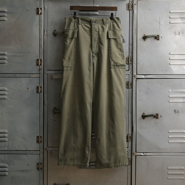 WW2 U.S.ARMY M-1943 HBT 13スターボタン カーゴパンツ【T】【キャンペーン対象外】