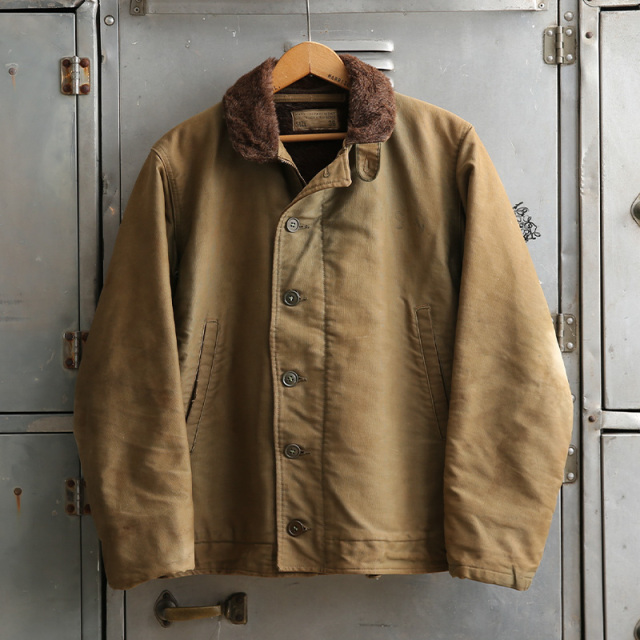 WW2 U.S.NAVY N-1 デッキジャケット ステンシル入り サイズ36【T】【キャンペーン対象外】