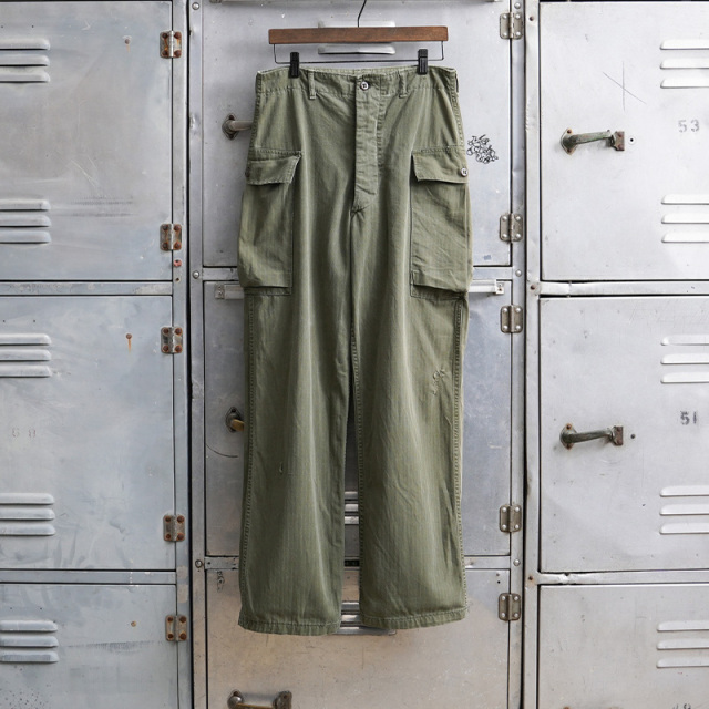 1940s U.S. ARMY M-43 HBT カーゴパンツ W30 L33【T】【キャンペーン対象外】