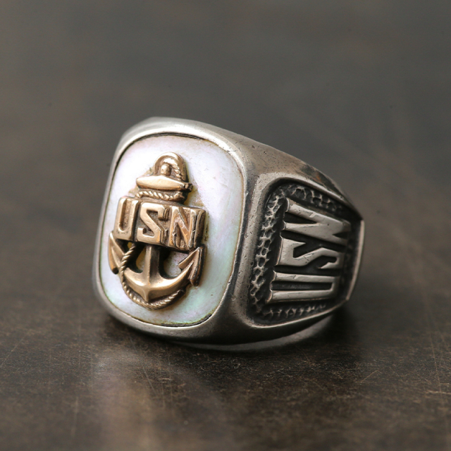 U.S.N. シグネットリング ANCHOR 1961 STERLING【T】【キャンペーン対象外】