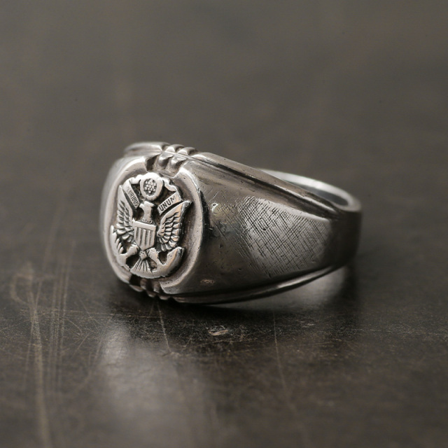 1940s-50s U.S.NAVY DEE BEE社製 U.S.NAVY ミリタリーリング STERLING スターリングシルバー USA製【T】【キャンペーン対象外】