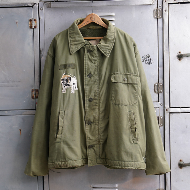 1970s U.S.NAVY A-2 デッキジャケット XXL ビッグサイズ【T】【キャンペーン対象外】