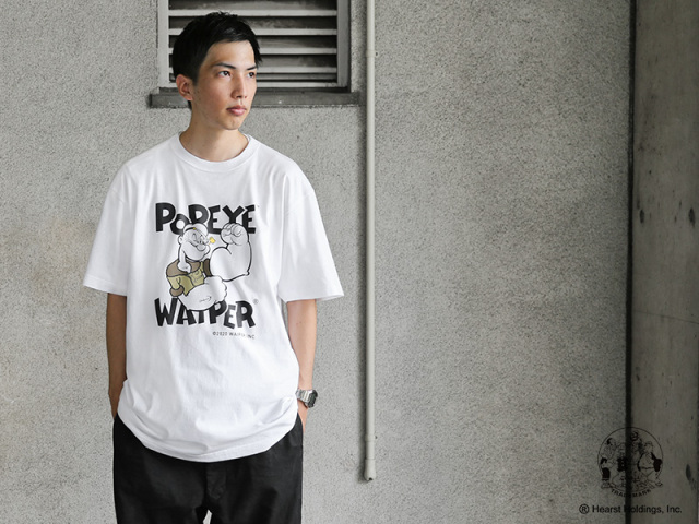 Waiper Inc Ppy01 Waiper Popeye ポパイ 半袖 コラボプリント Tシャツ U S N Popeye U S N ポパイ