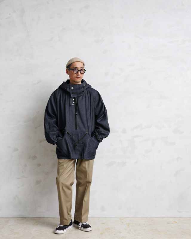 WAIPER.inc ROYAL NAVY SMOCK PARKA（スモックパーカ）MADE FROM 