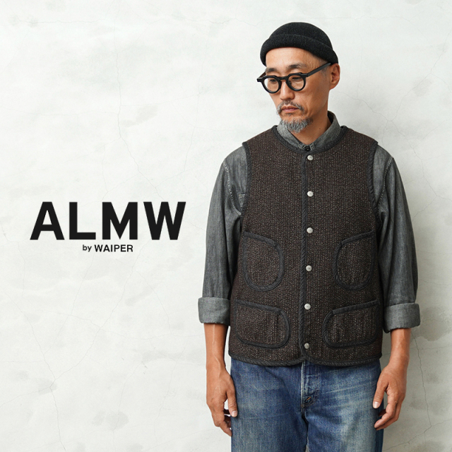 ALMW by WAIPER WILA-BCVE BEACH CLOTH EARLY VEST【キャンペーン対象外】【T】