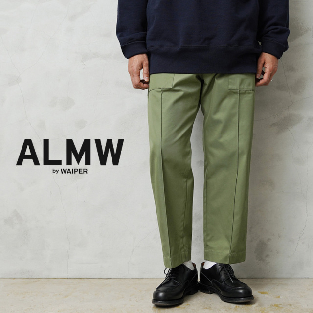 【10月上旬頃入荷予定】ALMW by WAIPER WILA-BLFP-GR VENTILE LIGHTWEIGHT FATIGUE CROPPED PANTS【キャンペーン対象外】【T】