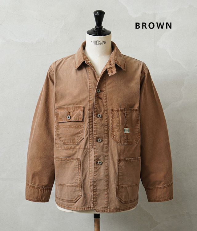 ALMW by WAIPER WILA-DCCJ Duck Canvas Chinstrap Chore Jacket