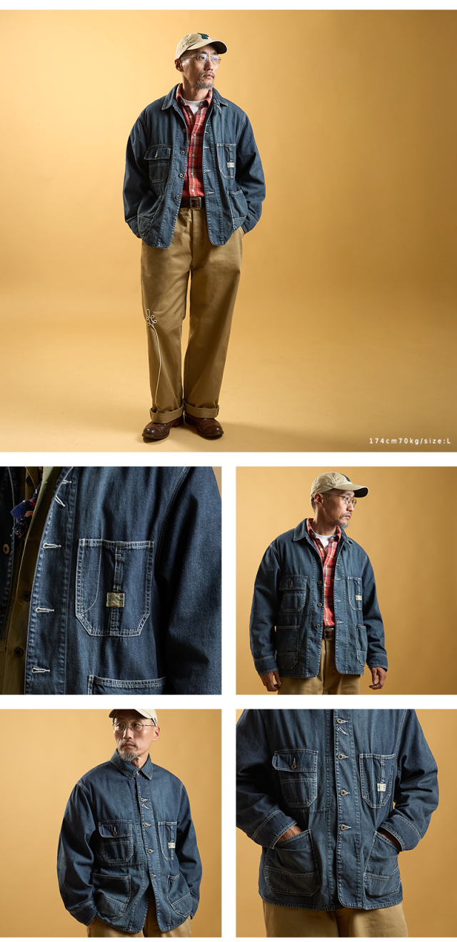 ALMW by WAIPER WILA-DECA 8oz Chinstrap Work Coverall