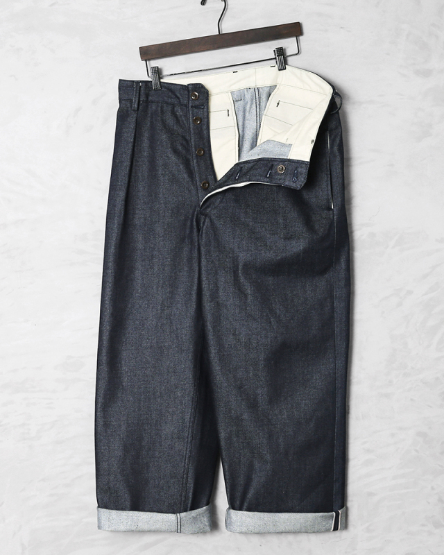【数量は多】 WAIPER by ALMW WILA-M52OT Pants Balloon Tuck One Denim M-52 ジャケット・アウター