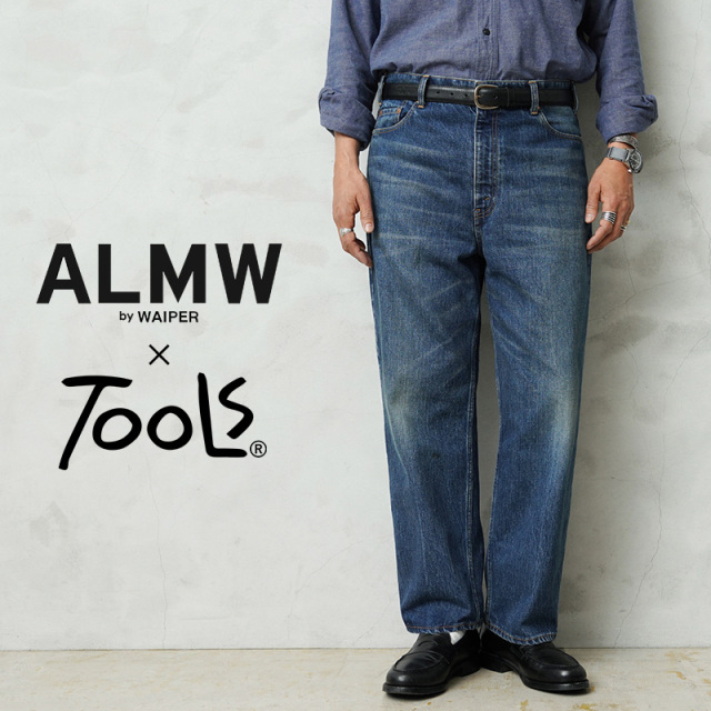 ALMW by WAIPER×Tools WILA-POPT 5POCKET Denim Pants 日本製【キャンペーン対象外】【T】