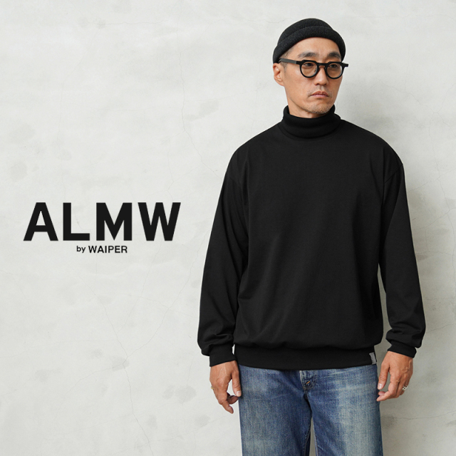 【10月上旬頃入荷予定】ALMW by WAIPER WILA-TUTL TURTLE NECK L/S MADE IN JAPAN【キャンペーン対象外】【T】