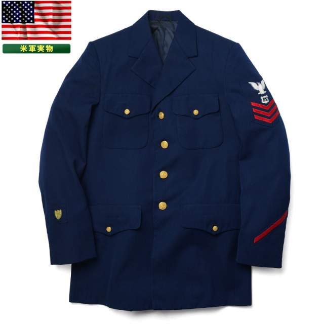 実物 米軍沿岸警備隊 USCG ギャバジン ジャケット 米軍放出品ミリタリーファッション 軍服【キャンペーン対象外】【T】