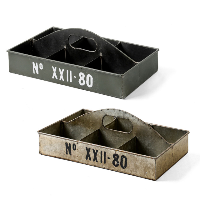 ★カートで割引対象品★新品 ブリキ製キャリングトレイ【T】