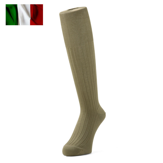 実物 新品 イタリア軍 コットンロングソックス【キャンペーン対象外】【T】ミリタリー