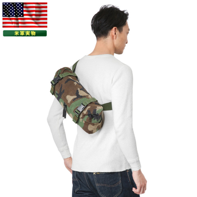 実物 米軍MOLLE II ウエストパック WOODLAND CAMO USED 米軍放出品【キャンペーン対象外】【T】ミリタリー