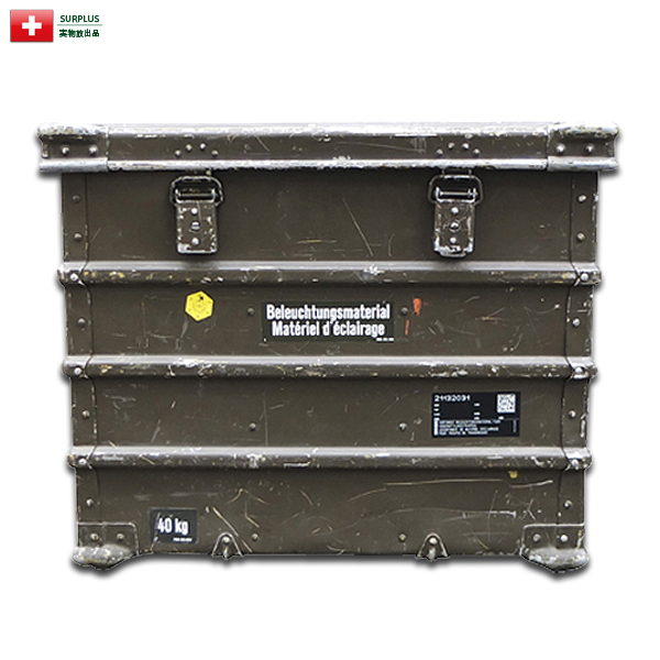 ☆今だけ15%OFF☆【別途送料3,300円】 実物 スイス軍 A-10 EDAK社製 アルミボックス USED【キャンペーン対象外】【T】ミリタリー