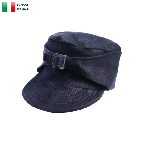実物 新品 イタリア軍 ウールキャップ NAVY ミリタリー【キャンペーン対象外】【T】