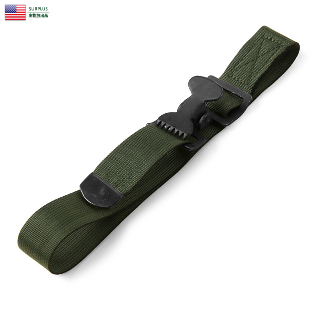 実物 新品 米軍 タイダウンシンチストラップ OD 米軍放出品 ミリタリー【キャンペーン対象外】【T】