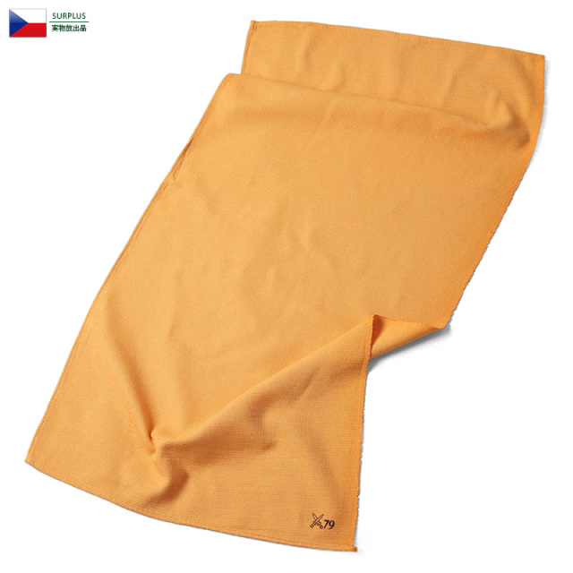 ☆今だけ15%OFF☆【ネコポス便対応】実物 新品 チェコ軍 タオル ORANGE ミリタリー 軍放出品【キャンペーン対象外】【T】