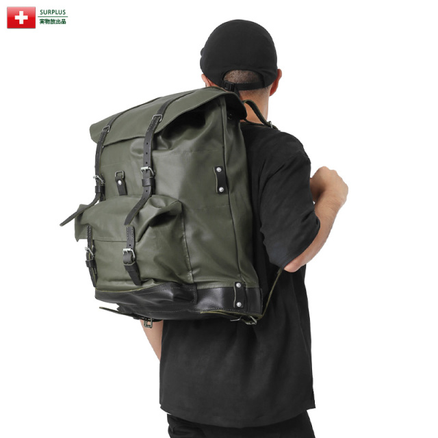 実物 USED スイス軍 マウンテンリュック バックパック 軍放出品 ミリタリー【キャンペーン対象外】【T】