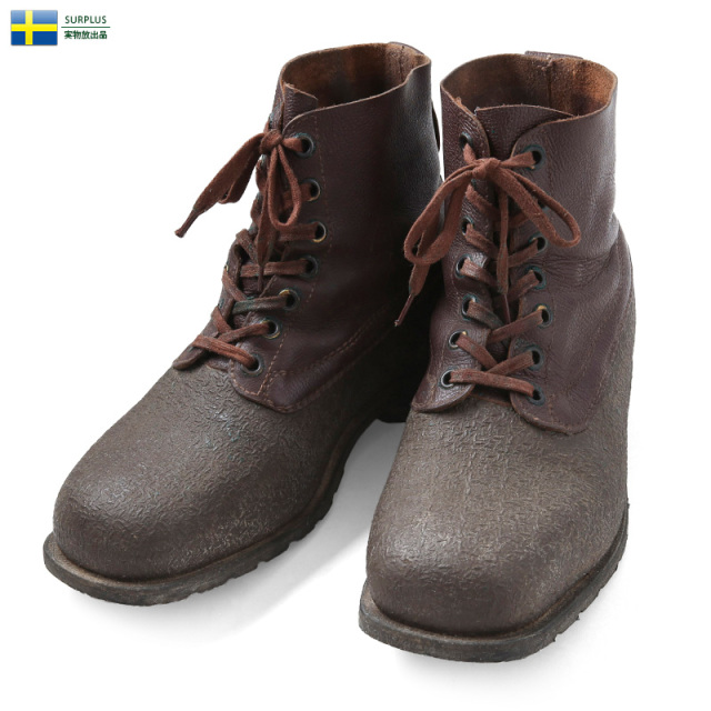 実物 USED スウェーデン軍 M-59 スノーブーツ 軍放出品 ミリタリーファッション【キャンペーン対象外】【I】