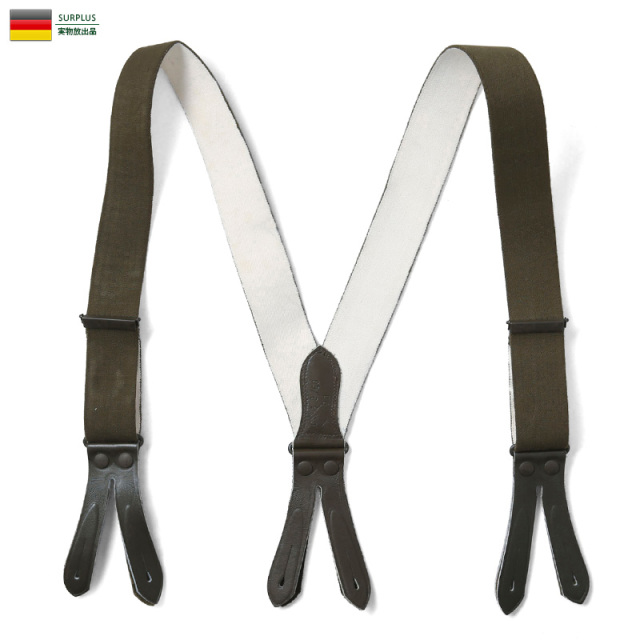 【ネコポス便対応】実物 新品 ドイツ軍 BW Y型サスペンダー #2 軍放出品 ミリタリーファッション【キャンペーン対象外】【T】