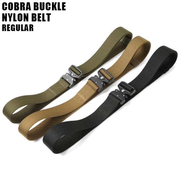 ★カートで割引対象品★【ネコポス便対応】新品 GW0118 COBRA BUCKLE ナイロンベルト REGULAR ミリタリーファッション【T】