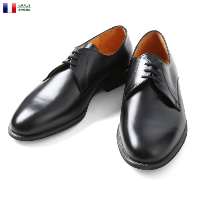 実物 新品 フランス軍 BALLY社製 レザー オフィサーシューズ【キャンペーン対象外】【T】ミリタリー