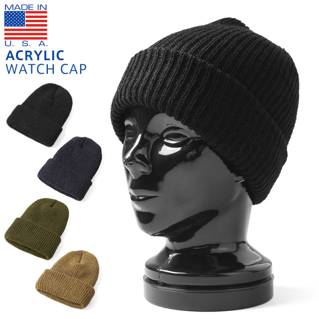★カートで割引対象品★【ネコポス便対応】MADE IN USA ACRYLIC WATCH アクリル ワッチキャップ【Sx】【T】