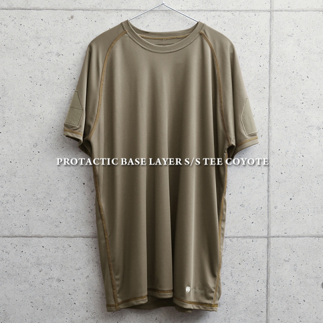 ★カートで割引対象品★PROTACTIC ベースレイヤー 半袖Tシャツ コヨーテ【I】