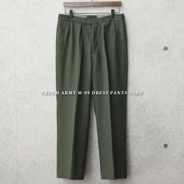 実物 USED チェコ軍 M-98 ドレスパンツ【キャンペーン対象外】 軍パン 軍服 ミリタリーファッション【I】