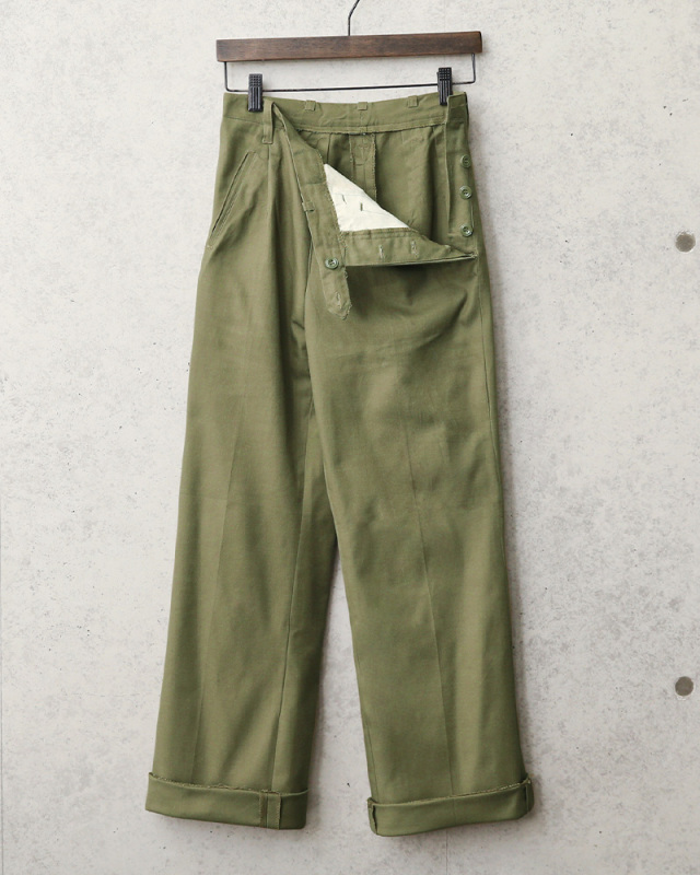 デッドストック ルーマニア軍 1970's レディース ワークパンツ