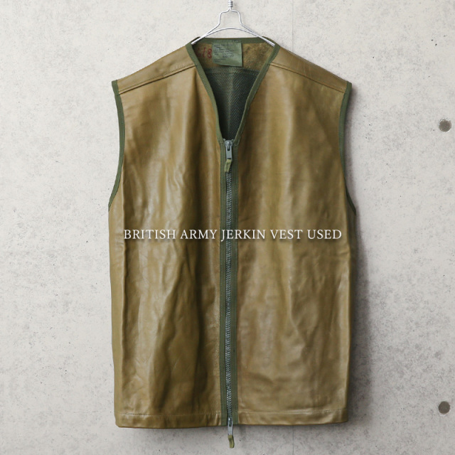 実物 USED イギリス軍 ジャーキンベスト【I】【キャンペーン対象外】ミリタリーファッション 軍服