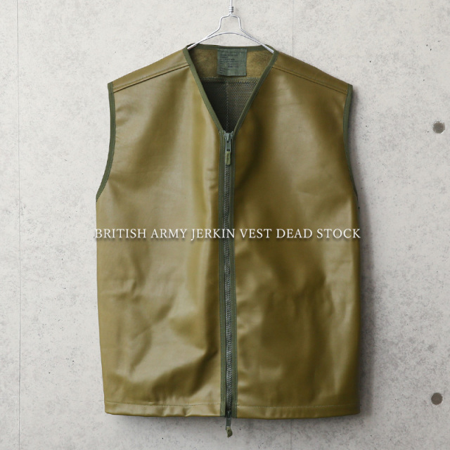 ☆今だけ15%OFF☆実物 新品 デッドストック イギリス軍 ジャーキンベスト【I】【キャンペーン対象外】ミリタリーファッション 軍服