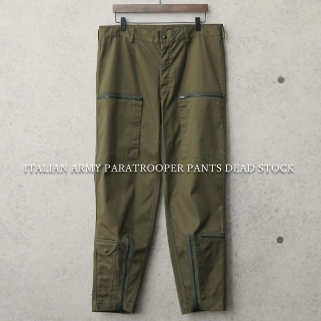 実物 新品 デッドストック イタリア軍 パラトルーパーパンツ【キャンペーン対象外】【I】 ミリタリーファッション 軍パン 軍服
