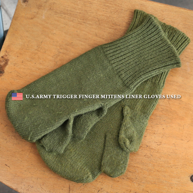 ☆今だけ15%OFF☆実物 USED 米軍 トリガーフィンガーミトン ライナーグローブ【キャンペーン対象外】【I】ミリタリー