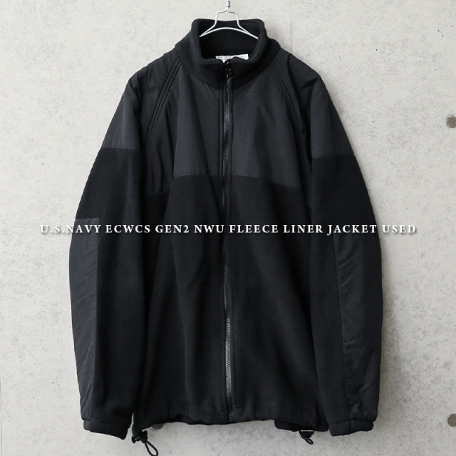 実物 USED 米軍 U.S.NAVY ECWCS GEN2 NWU パーカー用 フリースライナージャケット【キャンペーン対象外】【I】ミリタリー