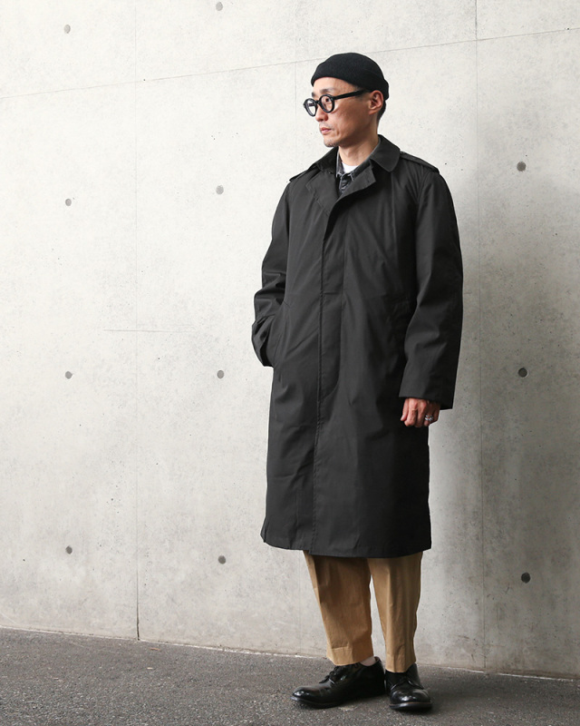 デッドストック 米軍 U.S. NAVY ステンカラーコート ブラック  