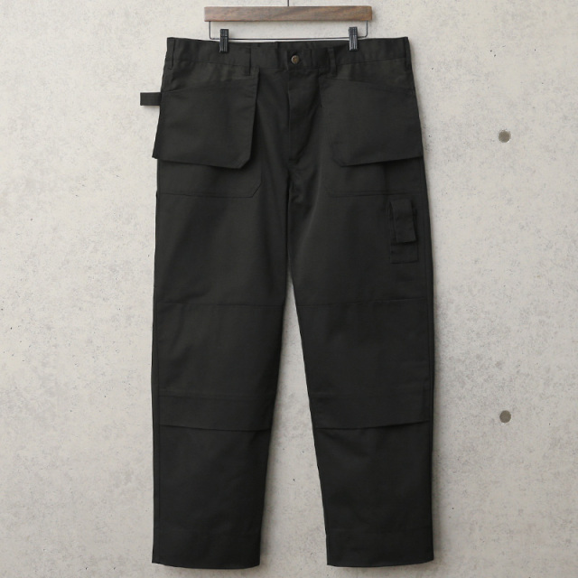 デッドストック オランダ APRON POCKET ワークパンツ BLACK【キャンペーン対象外】【I】ミリタリーファッション 軍服